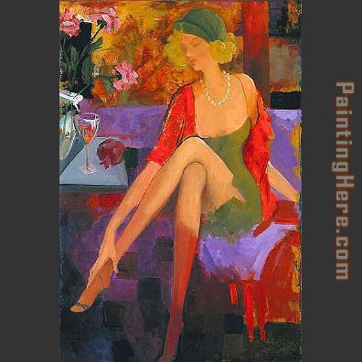 romantic afternoon painting - Avtandil romantic afternoon art painting